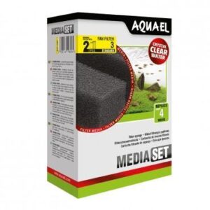 Wkład filtracyjny gąbkowy AQUAEL Media Set Fan Filter 3 Plus Standard x 2