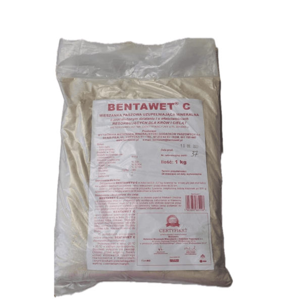Preparat na biegunkę krów i cieląt BENTAWET C 1 kg
