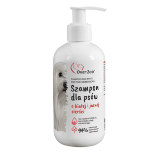 Zestaw dla psów o białej sierści OVER ZOO szampon + odżywka