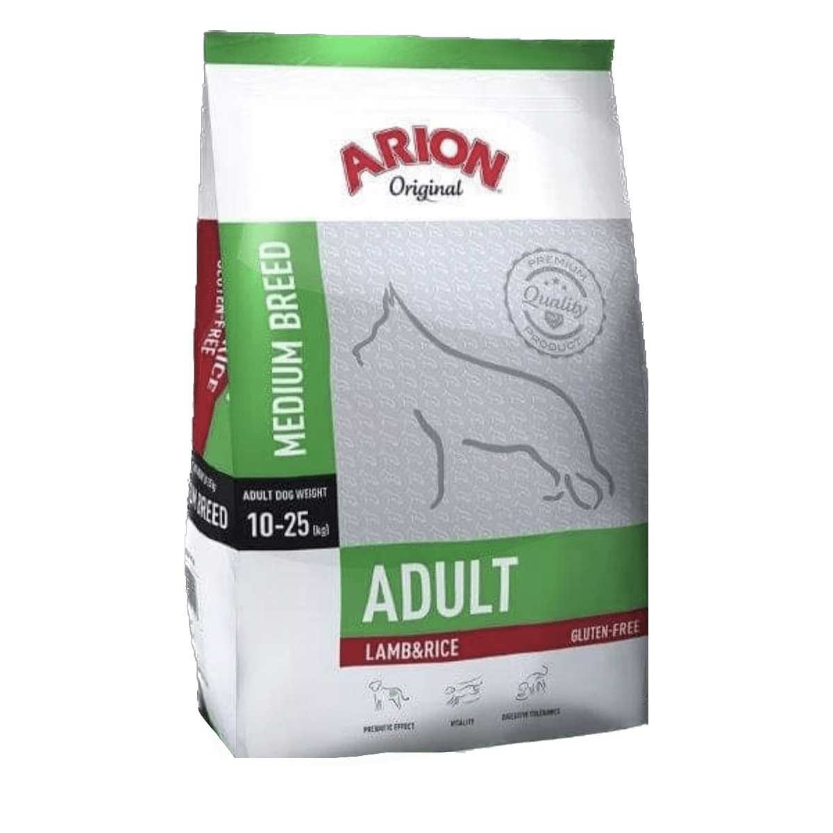 Karma sucha dla psa dorosłego ARION ORGINAL Medium Breed jagnięcina z ryżem 12 kg