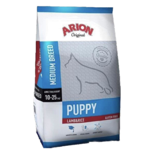 Karma sucha dla psa Arion Original Puppy Medium Breed z jagnięciną i ryżem 12 kg