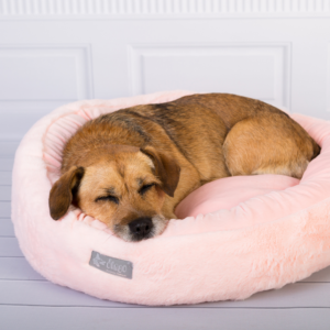 Legowisko dla psa DINGO Hugme Różowe ⌀ 62 cm