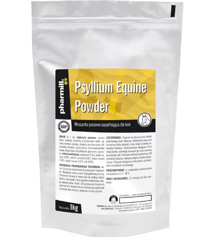 Preparat na odpiaszczenie układu pokarmowego Pharmill Psyllium Equine Powder 1kg
