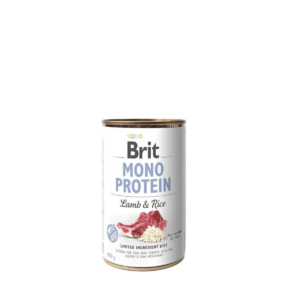Karma mokra dla psa BRIT Mono Protein Jagnięcina z ryżem 400g
