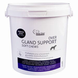 OVER ZOO Gland Support Soft Chews – miękkie kęsy na zapalenie gruczołów okołoodbytowych 450g