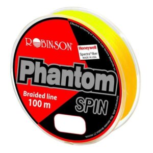 Plecionka ROBINSON Phantom Spin Żółta – 0,10 mm 100m
