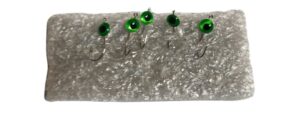 Mormyszka wolframowa zielone "oczko" 0,05g
