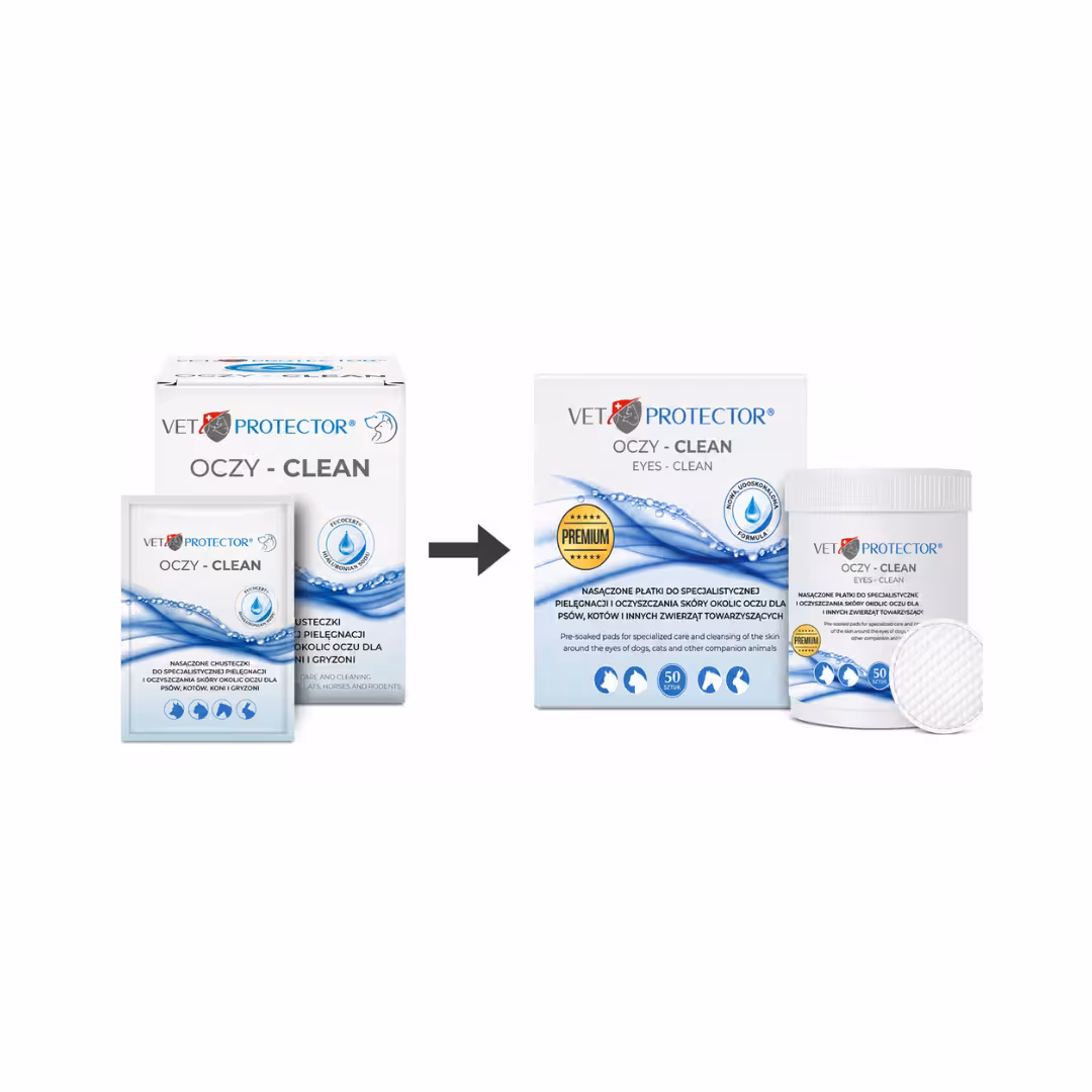 VET PROTECTOR Oczy Clean Płatki do oczyszczania okolic oczu 50 szt/op.