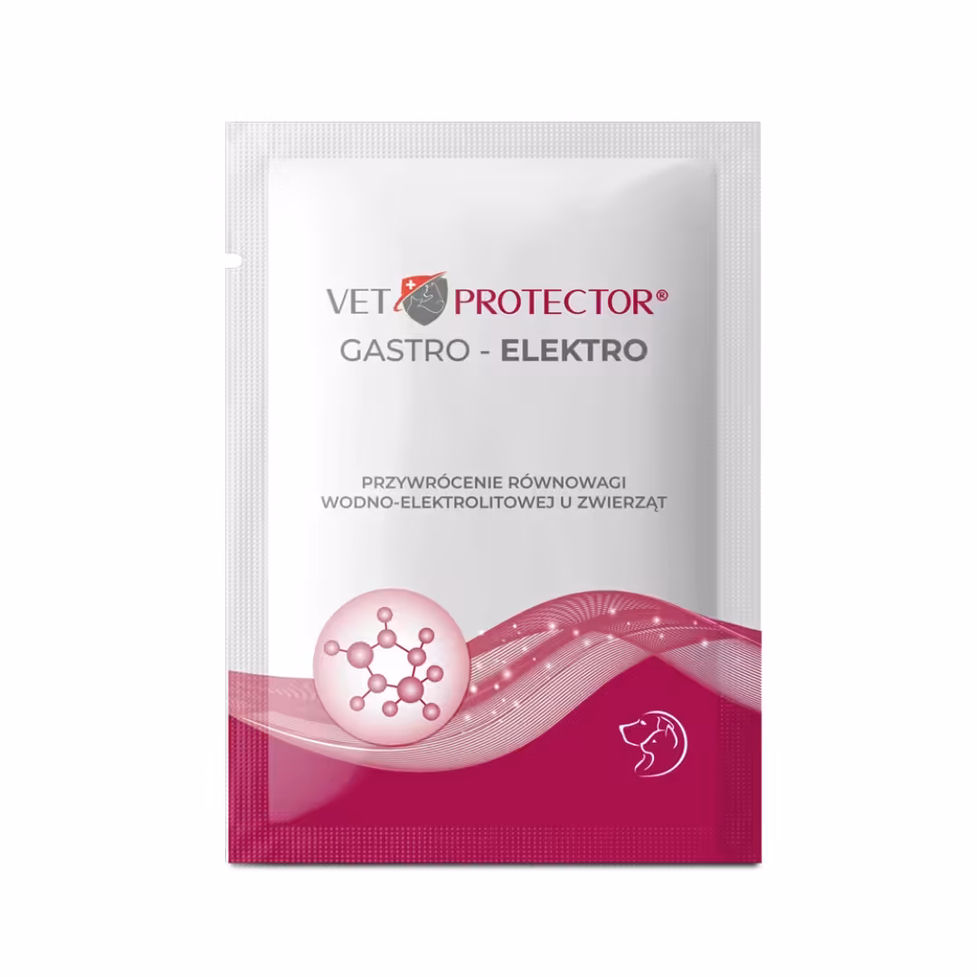 Elektrolity dla psa i kota VET PROTECTOR GASTRO - ELEKTRO 3 g