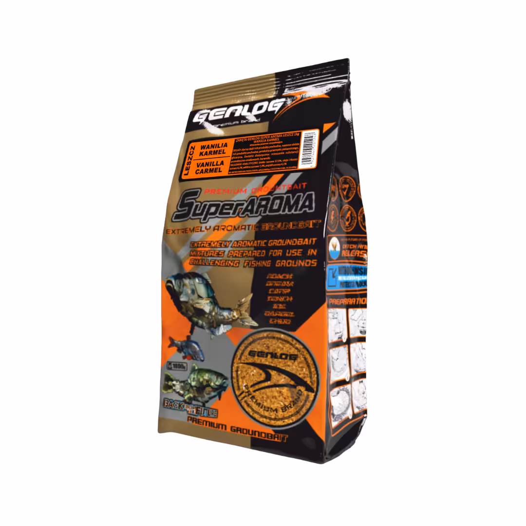 Zanęta GENLOG Super Aroma 1 Kg - Wanilia-Karmel
