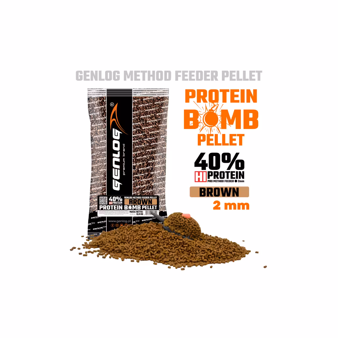Pellet GENLOG Protein Bomb - Brown 2mm/800g