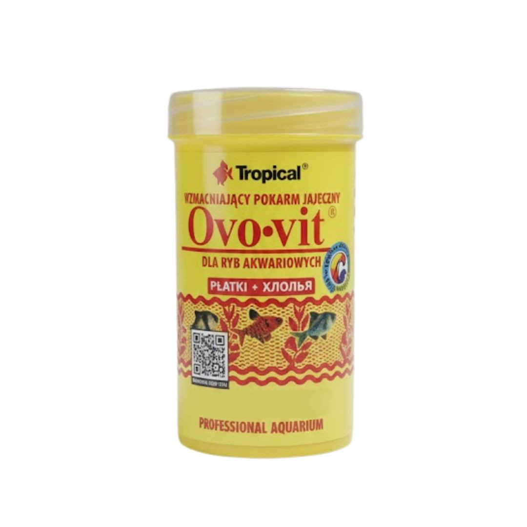 TROPICAL Ovo-Vit 20g/100ml - pokarm wzmacniający z dodatkiem jajek dla rybek akwariowych