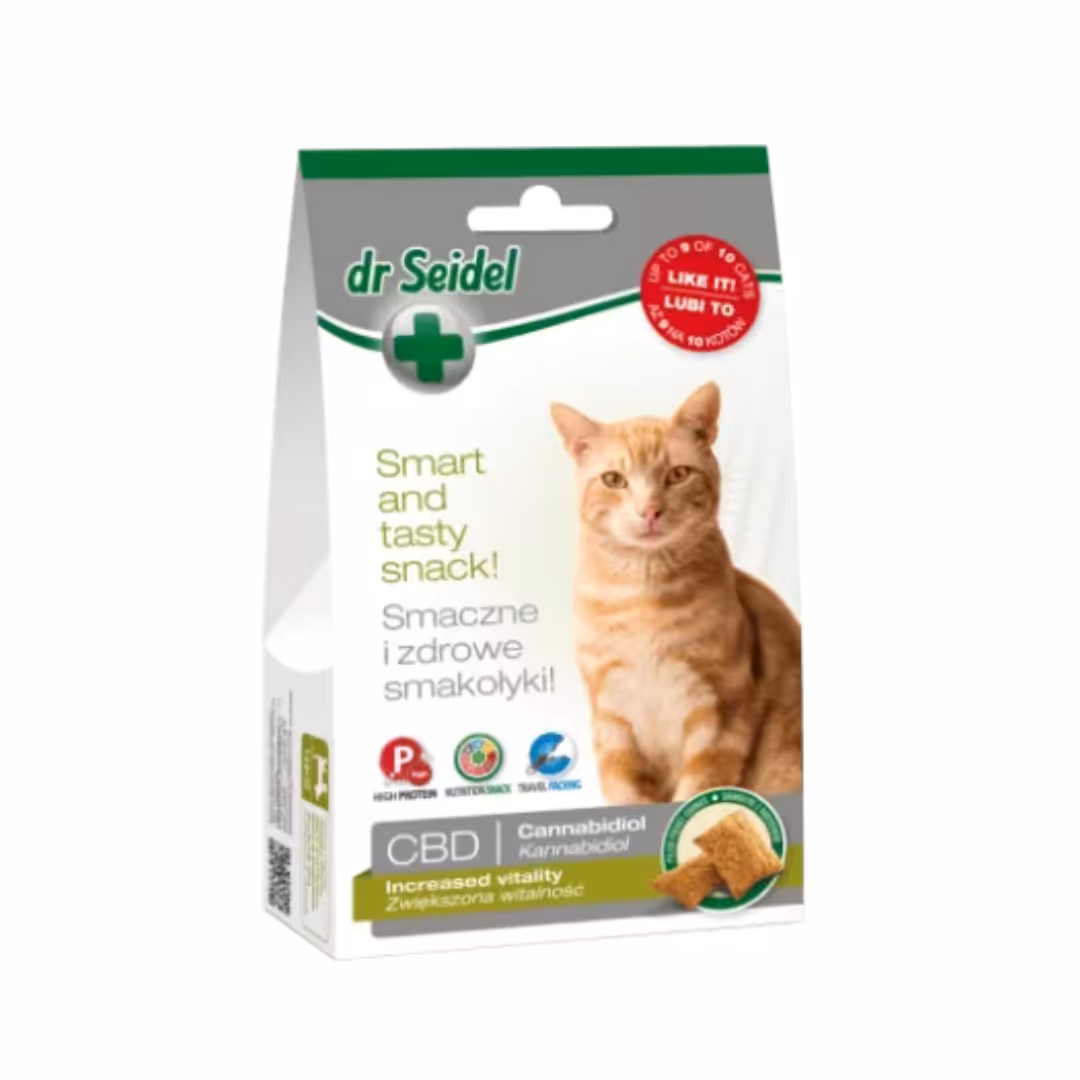 DR SEIDEL Przekąska dla kota z CBD 50g