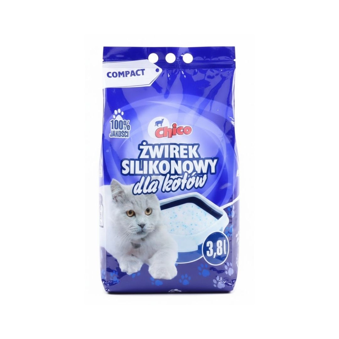 CHICO żwirek silikonowy naturalny compact 3.8L