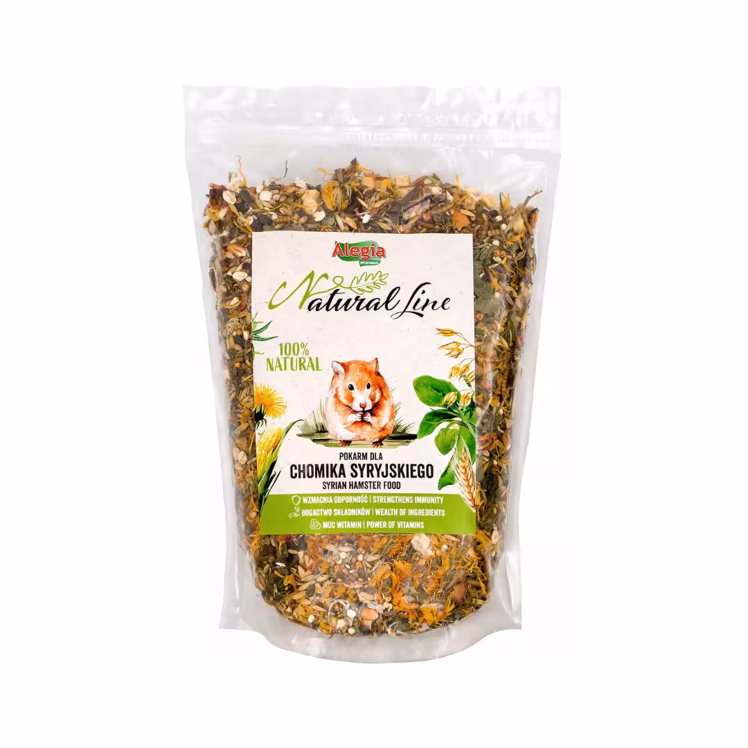 ALEGIA Natural Line – Pełnoporcjowa karma dla chomika syryjskiego 500g