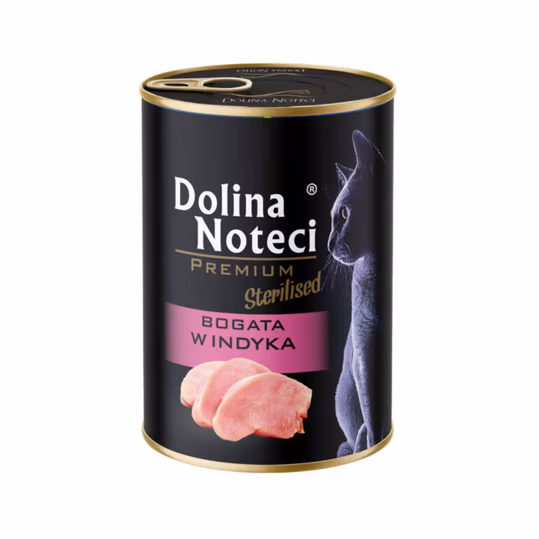 DOLINA NOTECI Premium bogata w indyka - karma mokra dla kota 400g