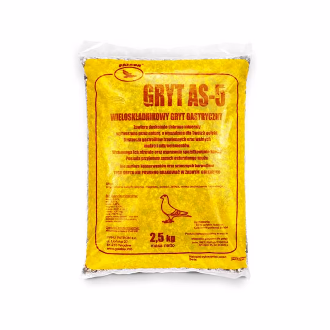 Patron AS-5 2,5kg - Gryt gastryczno-odżywczy dla gołębi