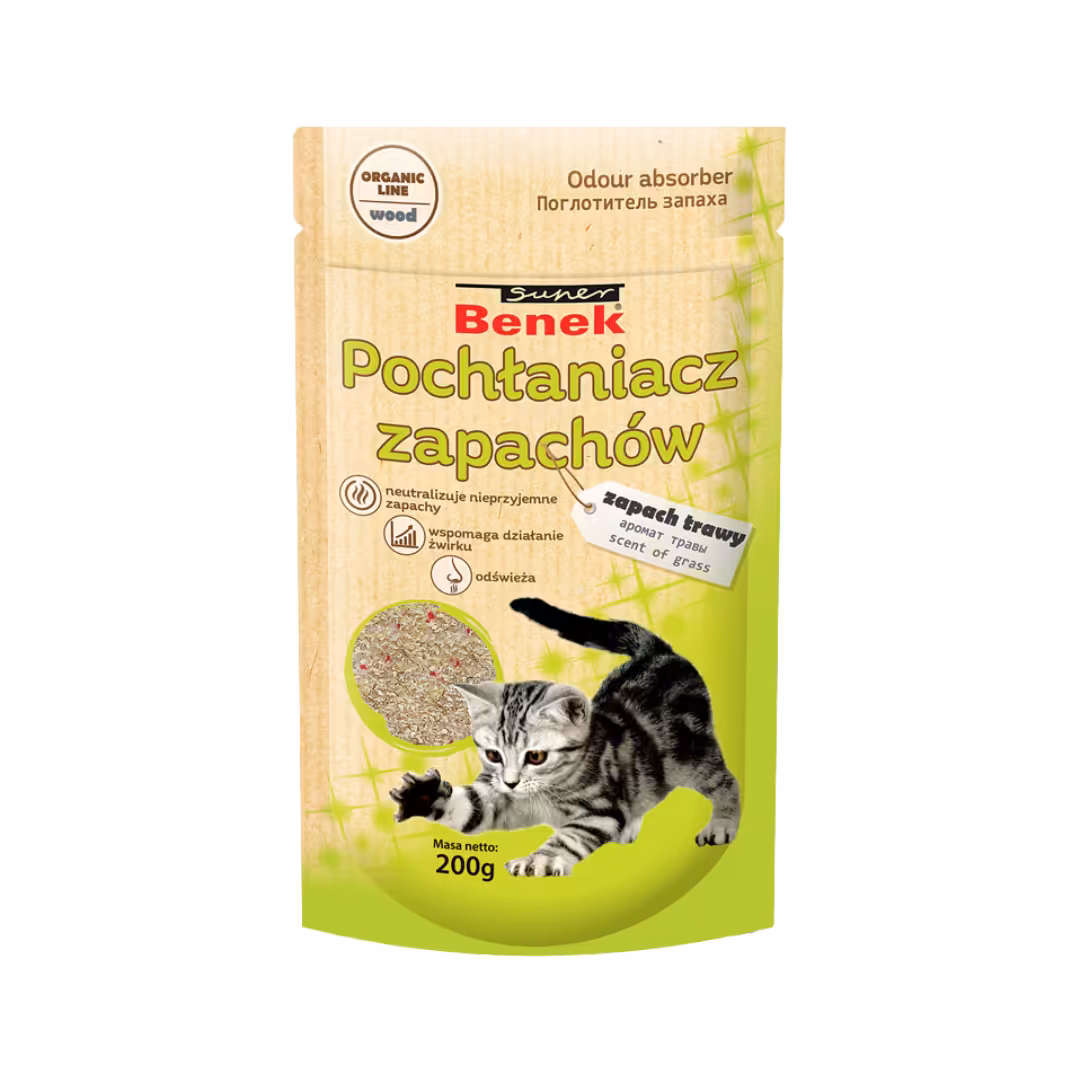 SUPER BENEK Pochłaniacz zapachów trawa 200g