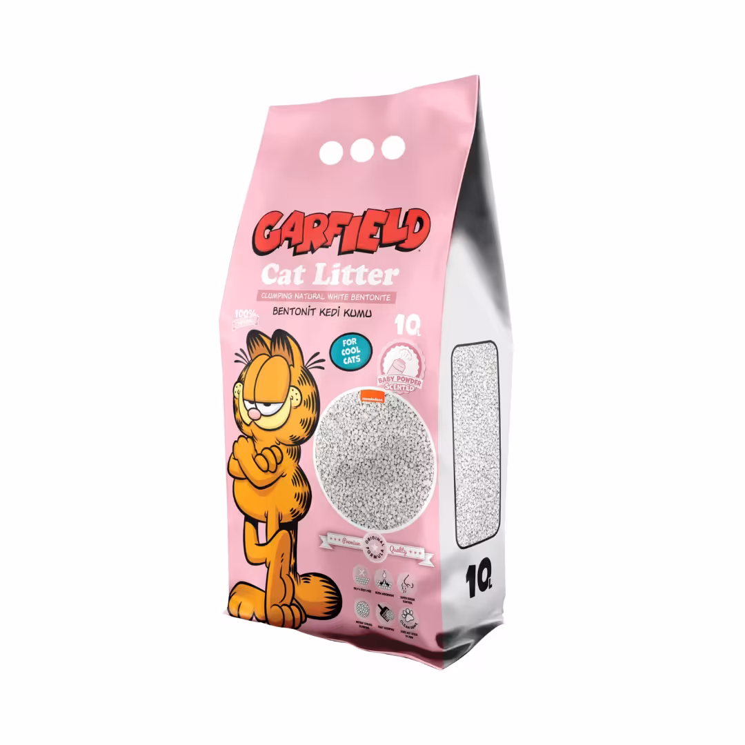 GARFIELD Żwirek bentonitowy dla kota - baby powder 10L