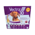 Vectra 3D 1,5-4 kg - preparat na pchły kleszcze i owady 3 x 0,8ml