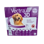 Vectra 3D 25-40 kg - preparat na pchły kleszcze i owady 3 x 4,7ml