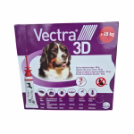 Vectra 3D 40 kg - preparat na pchły kleszcze i owady 3 x 4,7ml