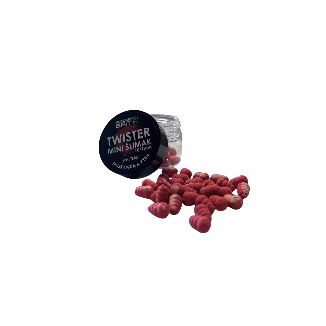 FEEDER BAIT Mini Ślimak Wafters - Truskawka & Ryba - 25ml