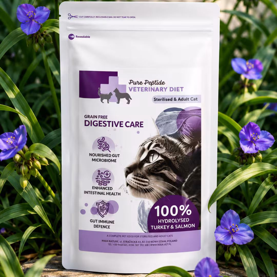 PURE PEPTIDE Veterinary Diet DIGESTIVE CARE 1.5kg - karma weterynaryjna sucha dla kota