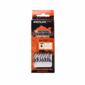 Przypony Method Feeder Rig z bagnetem Genlog – hak nr 6, żyłka 0,28 mm, długość 10 cm