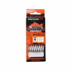 Przypony Method Feeder Rig z bagnetem Genlog – hak nr 8, żyłka 0,25 mm, długość 10 cm