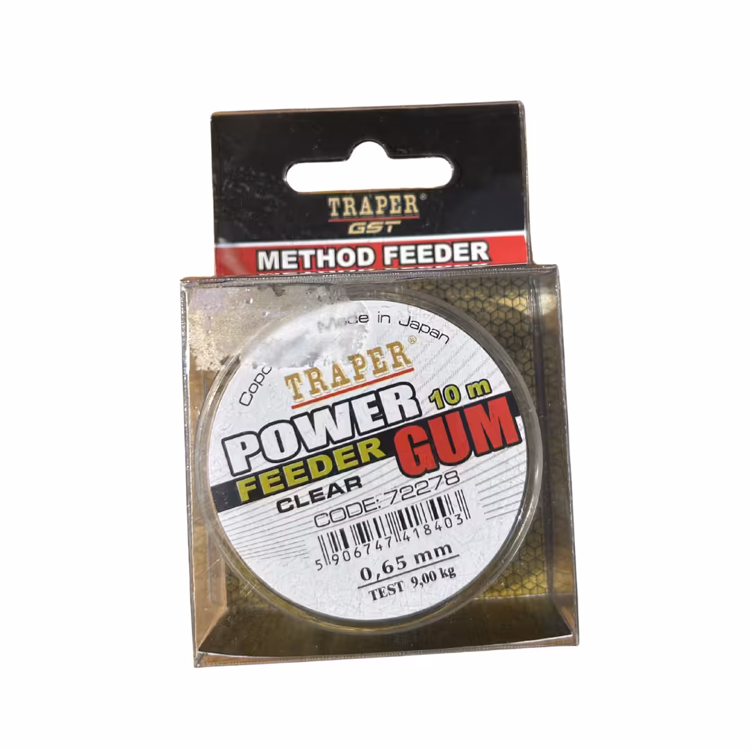 Traper Feeder Gum Clear 10 m 0,65 mm 9 kg