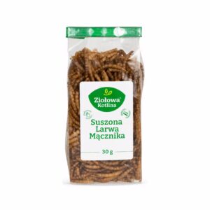 Ziołowa Kotlina Suszona larwa mącznika 30g - 500g