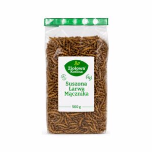 Ziołowa Kotlina Suszona larwa mącznika 30g - 500g