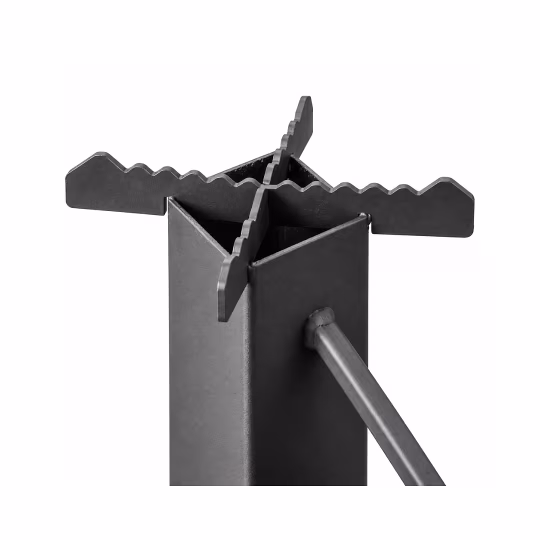 ROCKET NINJA Piecyk rakietowy stalowy 100 × 100 × 3 mm