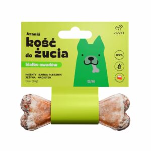 AZANKI Kość do żucia z insektami 12 cm