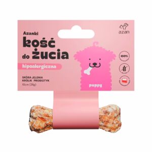 AZANKI Puppy Kość do żucia Jeleń z Królikiem 10cm
