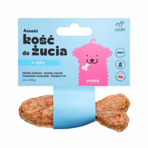 AZANKI Puppy Kość do żucia Dorsz 12 cm